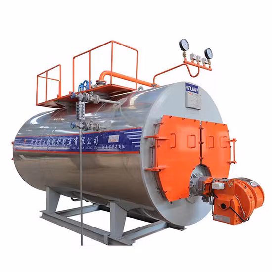Wns 0,7 à 14 MW Gaz Naturel/Diesel/Pétrole Équipement de Chauffage Concentré Automatique Industriel Chaudière à Eau Chaude